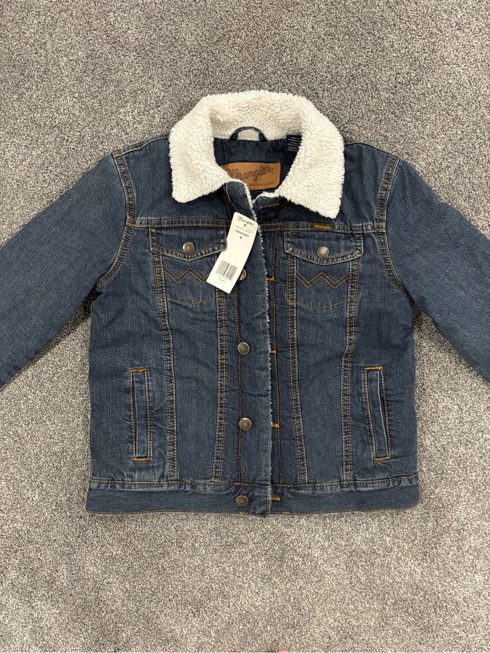 Boys Denim Jacket with Sherpa Lining
